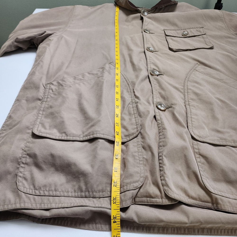 Free Country Mens Vintage Sherpa Lined Barn Jacket Size XL Tan Canvas Chore Coat - Picture 11 of 11